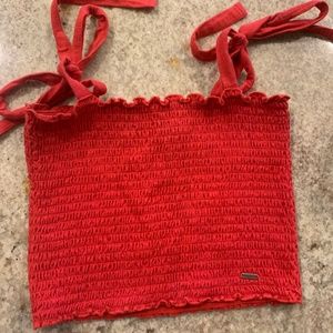 Red Crop Top